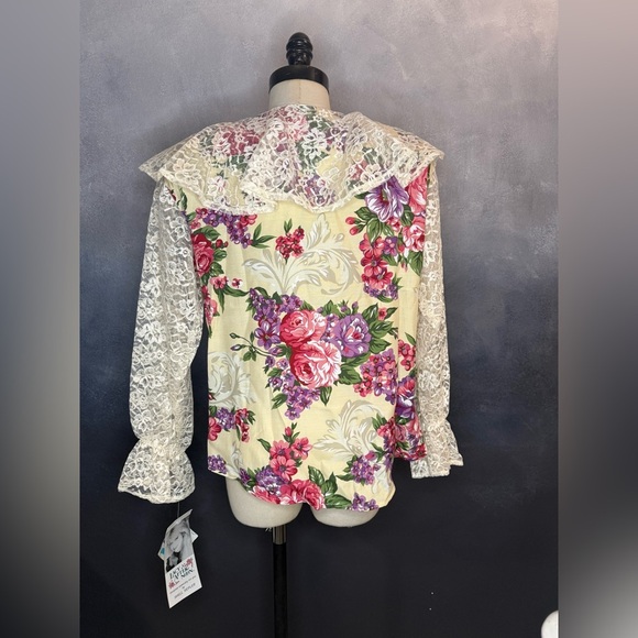 🌸 Vintage Lacy Afternoon by Shell Kepler Blouse 🌸 - Picture 5 of 11